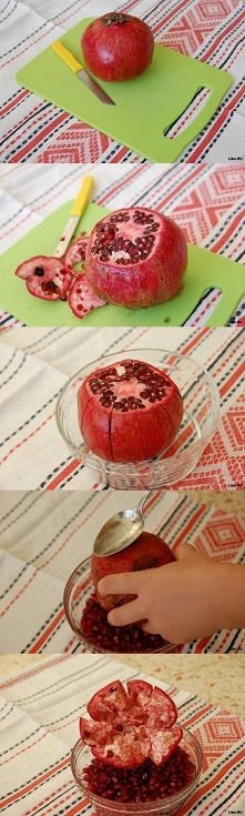 Jak oczyścić granat :)