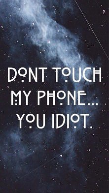 dont touch