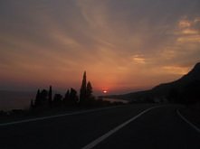 Chorwacki zachód słońca...