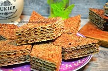 Pyszne wafelki z masą kakaową