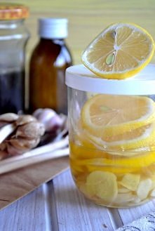 Domowy syrop. Cytryna.Imbir...