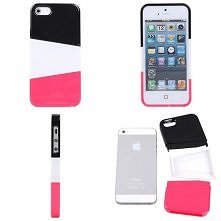 black red Three color mix case for iphone4/4s/5