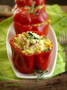 Papryka z kuskusem - obiad ...