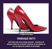 Farbujące buty