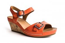 CLARKS&reg; - Sandały Clarks&reg; Rusty Art.  "Orange Leather"
