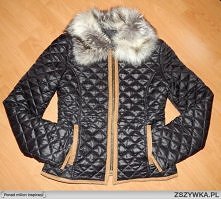 sprzedam pikowaną kurtkę z futerkiem. Rozmiar S 36. Link do aukcji w komentarzu.