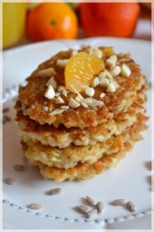 Placuszki owsiane z miodem.