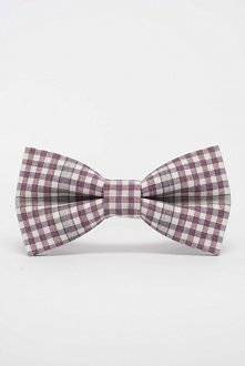 Męska mucha w kratkę – lilia