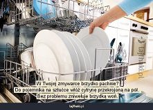 Jak usunąć brzydki zapach ze zmywarki?