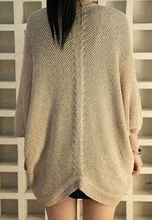 Batwing Sleeve Loose Fit Shawl Knit Cardigan Jacket Coat
