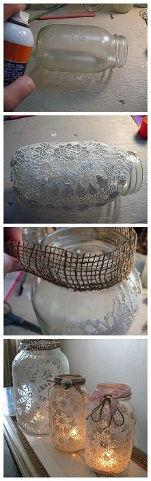 DIY - Świeczki ze słoików