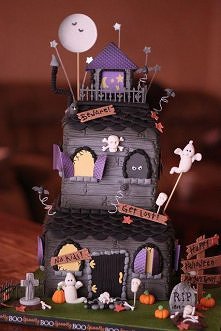 Halloweenowy tort :)
