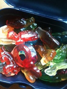 Żelki to moje największe sł...