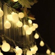 InnooTech 100 LED Ball String Lights 230V Globe Outdoor Lights for Garden, party, wedding (Warm White)