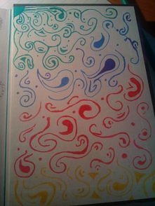 Gdy na lekcji nuda... tył zeszytu xd