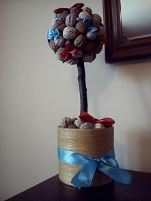 orzechowe drzewko na święta :)