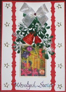 kartka z elementami quillingu