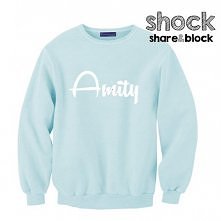 Bluza z napisem AMITY modna bluza z nadrukiem dla dziewczyny damska bluza blogerska NIEZGODNA dla fanów książki i filmu DIVERGENT