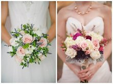 jesienny bukiet ślubny - wrzos