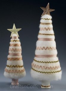 miękki filc i wstążeczki