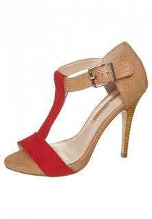 Buffalo - Buffalo Sandały na obcasie beżowy