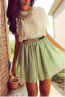 Classy Dress and Pretty Long Hair