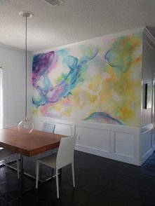 Eye-Catching Watercolor Walls