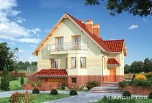 Projekt domu z garażem i po...