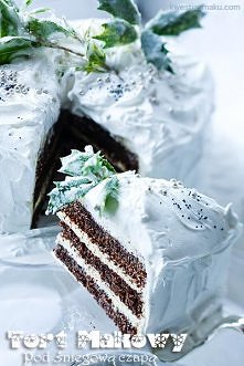 Tort Makowy "Pod śnieg...