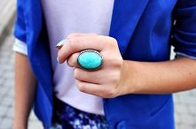 kobaltowa marynarka + haremki + miętowe szpilki :)

Dzień dobry! :)