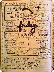 Strona z pamiętnika