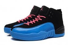 Jordan Brand Women Size Nike Sport Shoes Air Retro 12 Gamma Blue in Red/Black/Gamma Blue Colorway