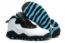 Chicago Bulls Michael Retro 10 Dark Powder Blue With Black/White Colorway Womens Sneakers