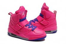 Female Nike Jordan Flight 45 High Gray with Vivid Pink Colorway Training Shoes Online