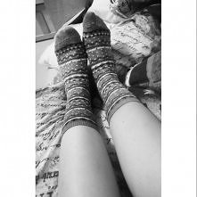 sezon na zimowe skarpetki rozpoczęty, u was też? :>