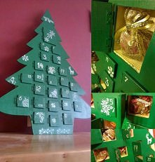 Kalendarz adwentowy - wyrób własny