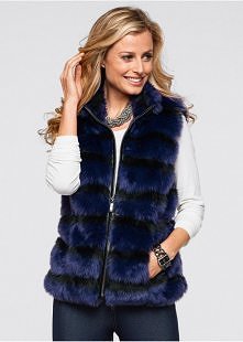 Kamizelka ze sztucznego futerka