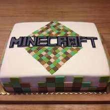Minecraft cake