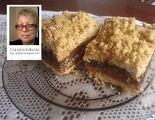 CIASTO PLEŚNIAK Z JABŁKAMI – przepis pochodzi z bloga kulinarnego”gotuję i piekę bo lubię” „grażka gotuje” , prowadzonego przez Grażynę Kałucką.
skład:
ciasto:
3 szkl.mąki
6 żół...