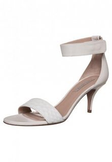 Pura Lopez - Pura Lopez Sandały z cholewką mars white resina latte