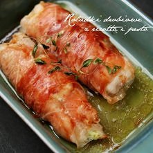 roladki drobiowe z ricottą i pesto