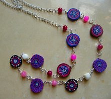 naszyjnik z polymer clay