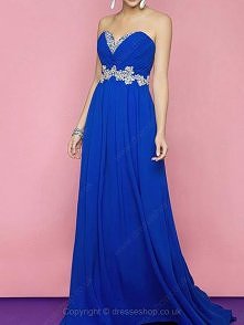 A-line Sweetheart Chiffon F...