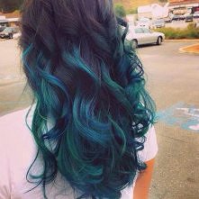 blue ombre
