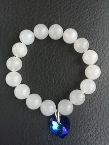 Jadeit księżycowy + srebro ...