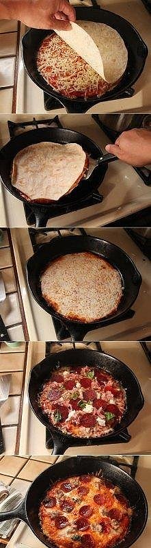 Pizza z Tortilli z Serem Pr...