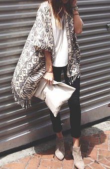 black'n'whiteaztekkimono