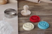 Stempel do ciastek z 3 nakładkami + wykrawacz MASON CASH