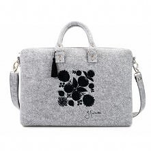 Kwiaty Łowickie - torebka z filcu. PROMOCJA! kliknij