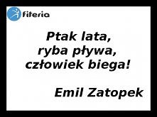Człowiek biega!